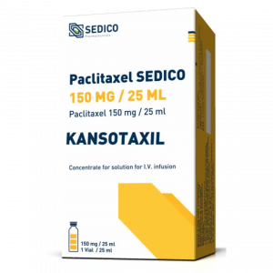 KANSOTAXIL 150 MG / 25 ML ( PACLITAXEL 6 MG / ML ) CONCENTRATE FOR DILUTION FOR IV INFUSION 25 ML VIAL